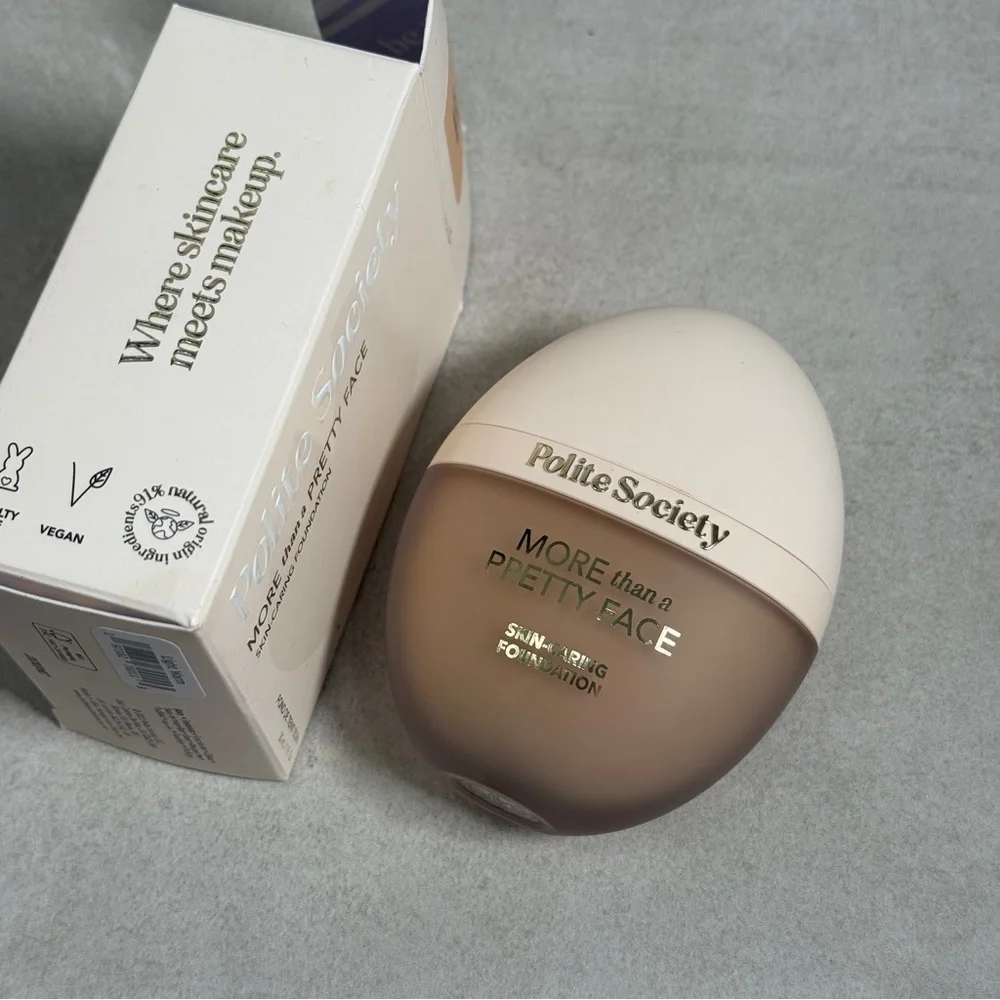 Polite Society More Than A Pretty Face Foundation Light Warm New